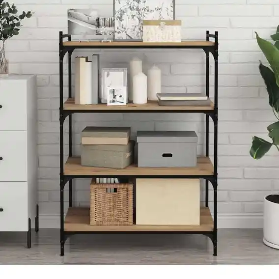 Wysoka jakość Półka na Książki 4 pcs Brązowy 100 x 40 x 1,5cm Lumarko! - Hurtownia wielobranżowa Lumarko
